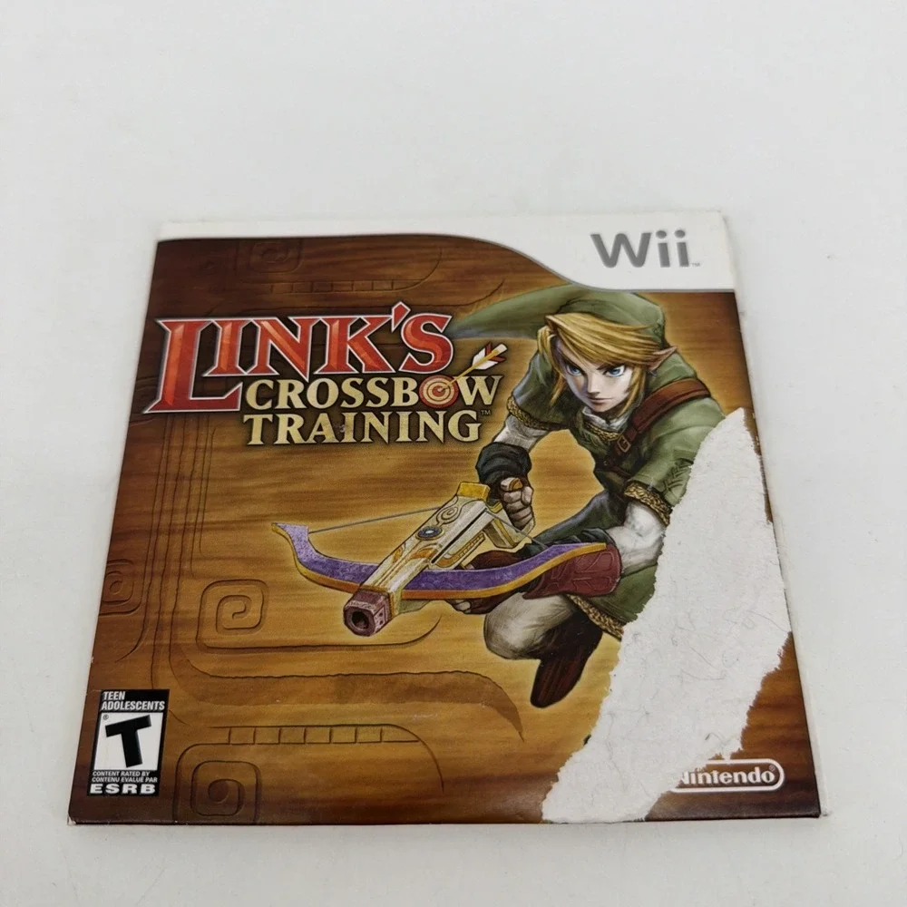 Wii Link's Crossbow Training Video Game Complete with Case and Disc